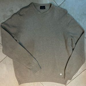 Trussardi Wool Blend Men’s Crew Neck Sweater